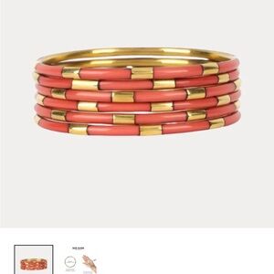 BudhaGirl CARAMEL VEDA BANGLES - SET OF 6
